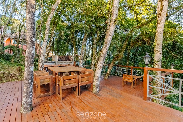 Apto c/ Churrasq. 3Qts 700m do Lago Negro ALT0402