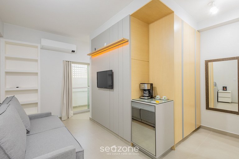 Apto de 1Q com self check-in, Sudoeste - LEC0107