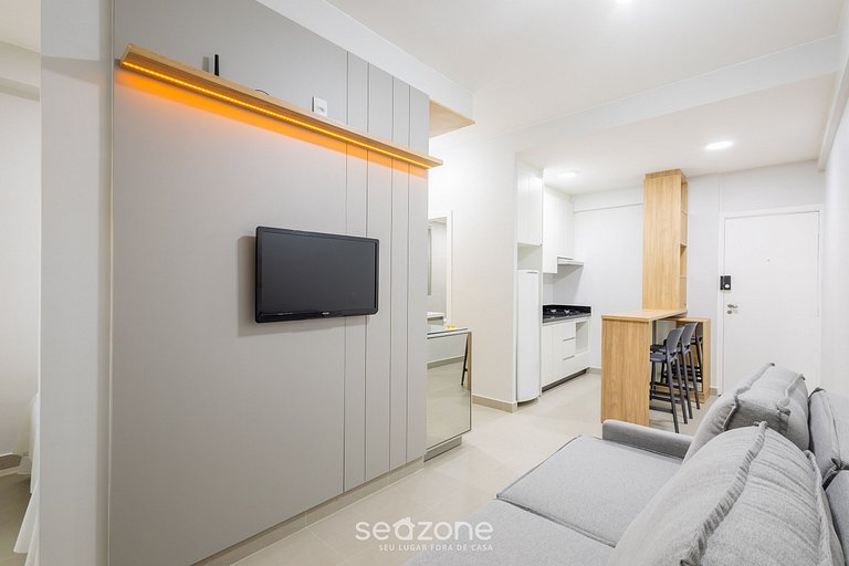 Apto de 1Q com self check-in, Sudoeste - LEC0107