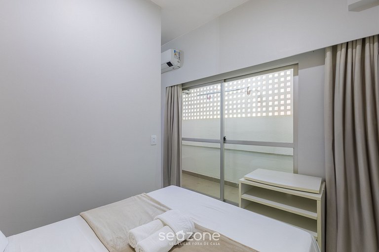 Apto de 1Q com self check-in, Sudoeste - LEC0107