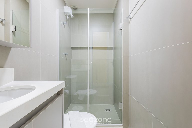 Apto de 1Q com self check-in, Sudoeste - LEC0107