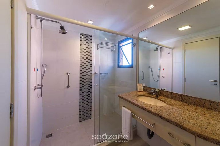 Apartamento em Jurerê resort luxo vista mar JBV122 Seazone