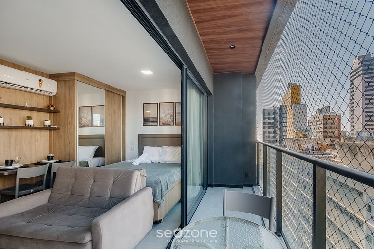 Studio c/ Varanda e Vista Mar em Vitória - LIV1011