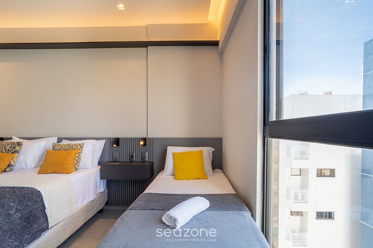 Conforto em Intermares a 900m da praia | UNI0402
