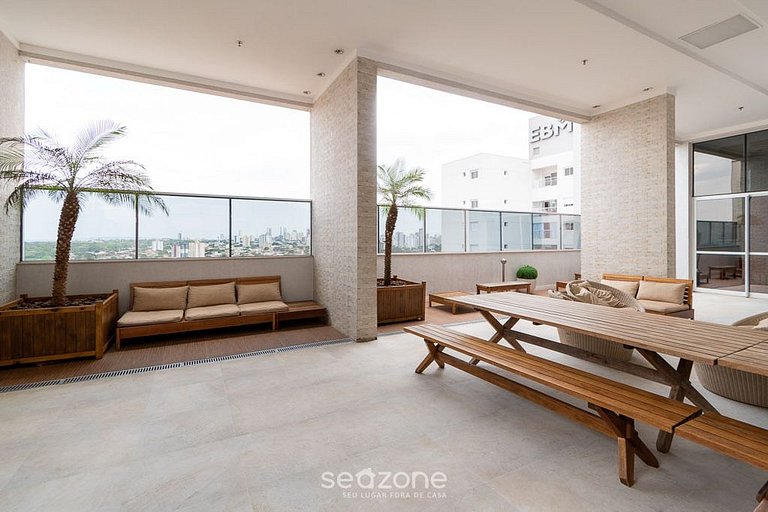 Estudio en cond. con gym y piscina - MBCA0302