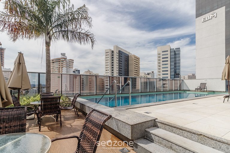 Apto em Cond. c/ Piscina no Jardim Goiás MBCB0801