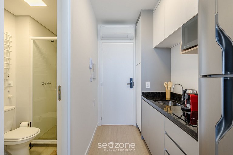 Hospede-se c/ academia e piscina no Centro ECL1902