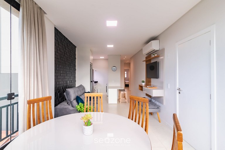 Apto c/ Churrasq. 350m da Praia PDP0301