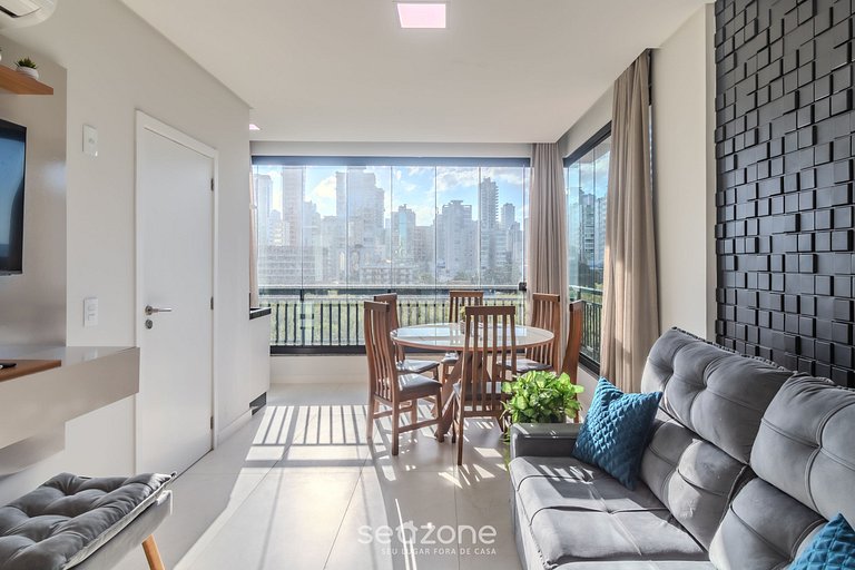 Apto c/ Churrasq. 350m da Praia PDP0301