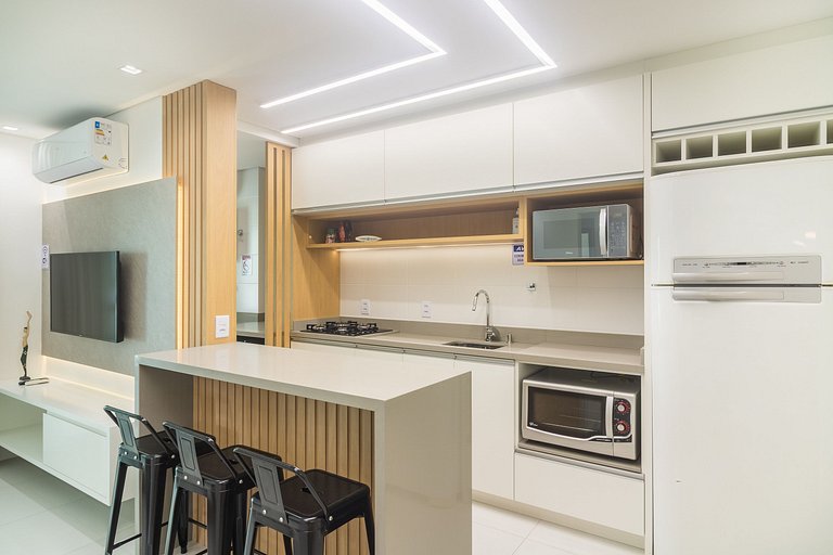 Dpto 3H c/ balcón gourmet y vista al mar - SHC0506