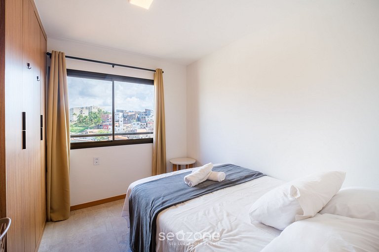 Estudio a 300m del Mar y Piscina en Azotea SOA0406