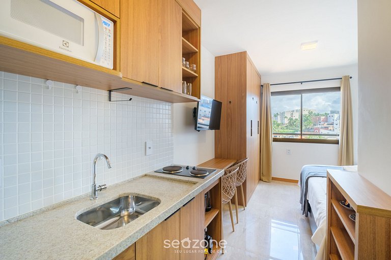 Estudio a 300m del Mar y Piscina en Azotea SOA0406