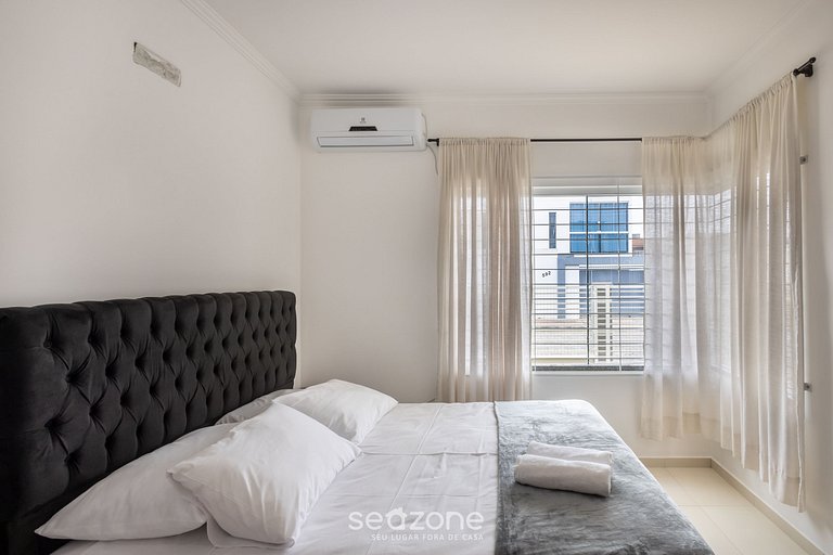 Casa 3Q Churrasq. Garagem 850m da praia RDO0025