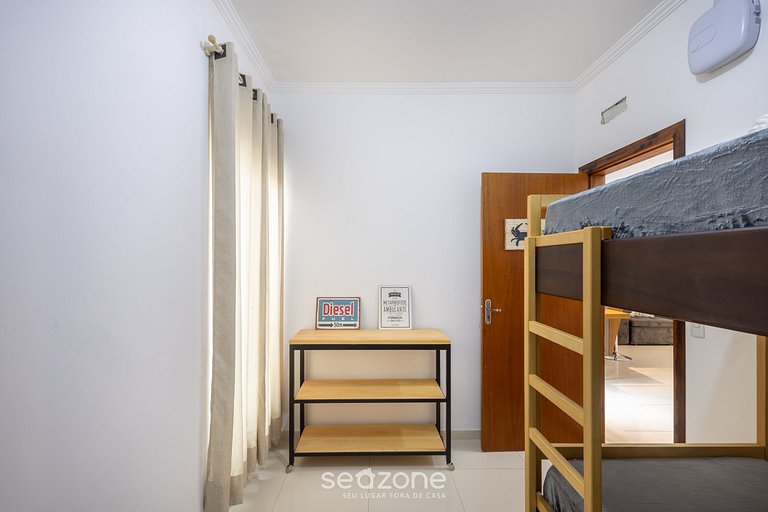 Casa 3Q Churrasq. Garagem 850m da praia RDO0025