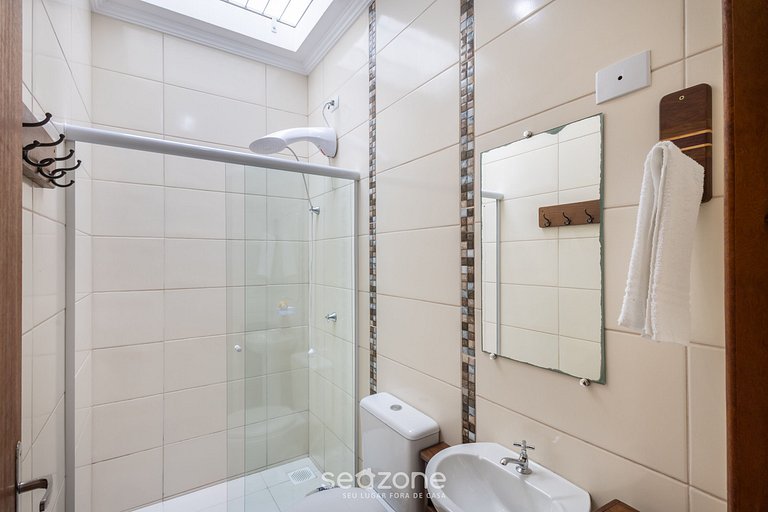 Casa 3Q Churrasq. Garagem 850m da praia RDO0025