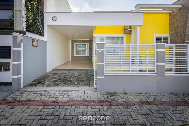 Casa 3Q Churrasq. Garagem 850m da praia RDO0025