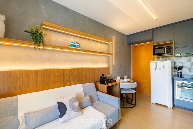 Studio c/ balcón en el centro de Brasília - ARK0201