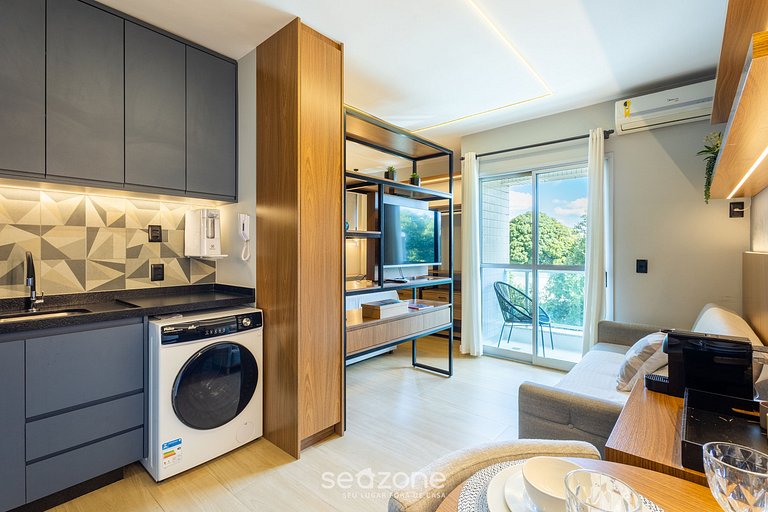 Studio c/ balcón en el centro de Brasília - ARK0201