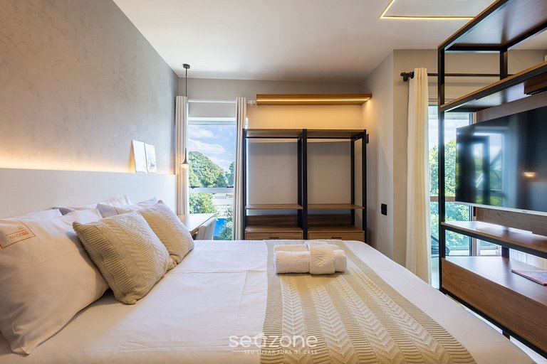 Studio c/ balcón en el centro de Brasília - ARK0201