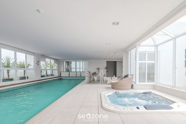 Studio c/ varanda em cond. c/ piscina - WBU2615