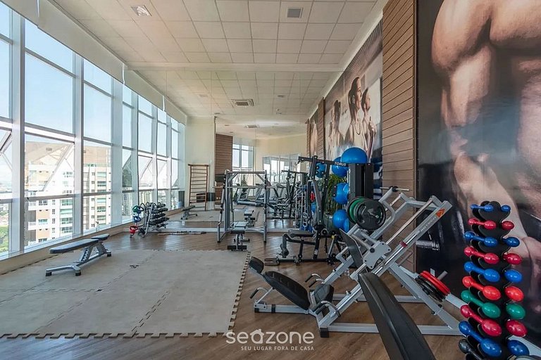 Studio c/ balcón en condominio con piscina WBU2615