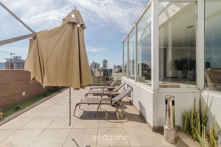 Studio c/ balcón en condominio con piscina WBU2615