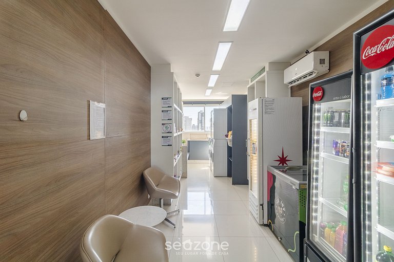 Studio c/ balcón en condominio con piscina WBU2615