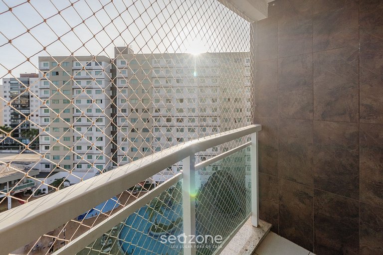 Ap 2 Dorm en edif. c/piscina del centro | ACM0865