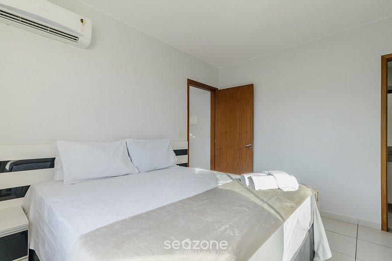 Ap 2 Dorm en edif. c/piscina del centro | ACM0865