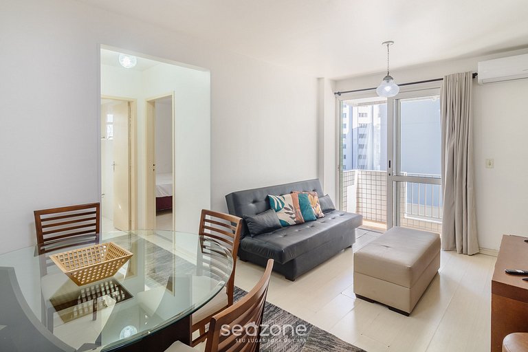 Apto con balcón a 100m de la playa central VTR0033