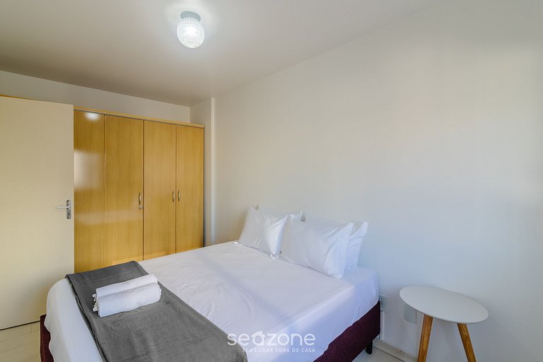 Apto c/ varanda a 100m da praia central - VTR0033