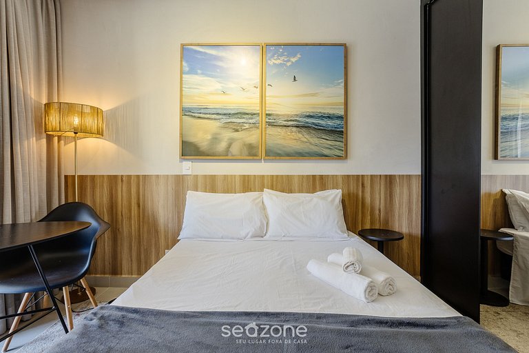 Studio c/ varanda 750m do Allianz Parque - VAS1009