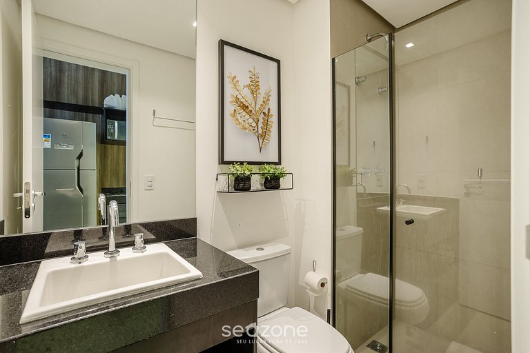 Studio c/ varanda 750m do Allianz Parque - VAS1009