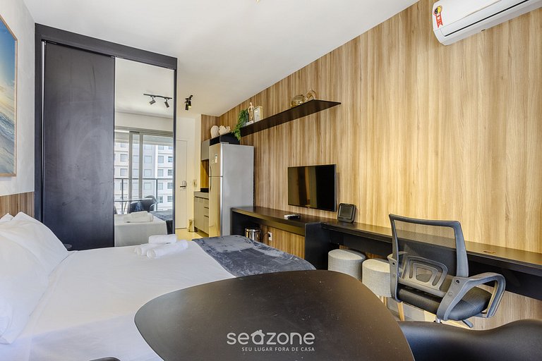 Estudio c/ balcón a 750m el Allianz Parque VAS1009