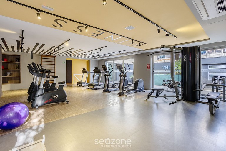 Studio c/ varanda 750m do Allianz Parque - VAS1009