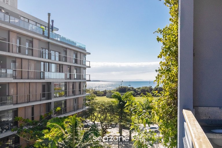 Apto moderno a 240m del mar en Jurerê JRR309