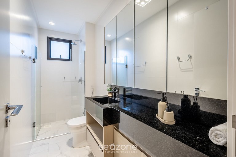 Depto c/ piscina y gym 350m Meia Praia IFT0808