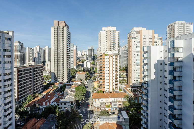 Apto con balcón a 5 min Allianz Parque ODE1710