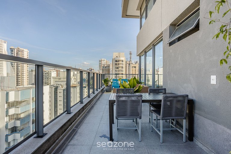 Apto c/ varanda 5min Allianz Parque - SP ODE1710