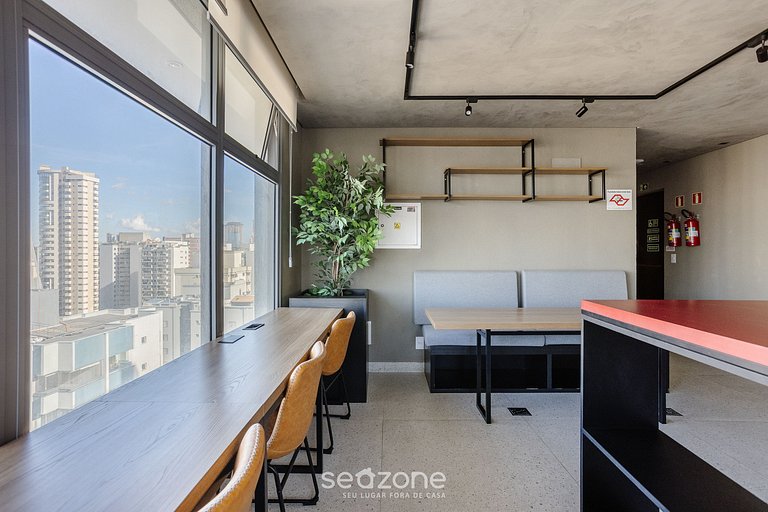 Alojamientos en condominio con piscina, gimnasio y lavanderí