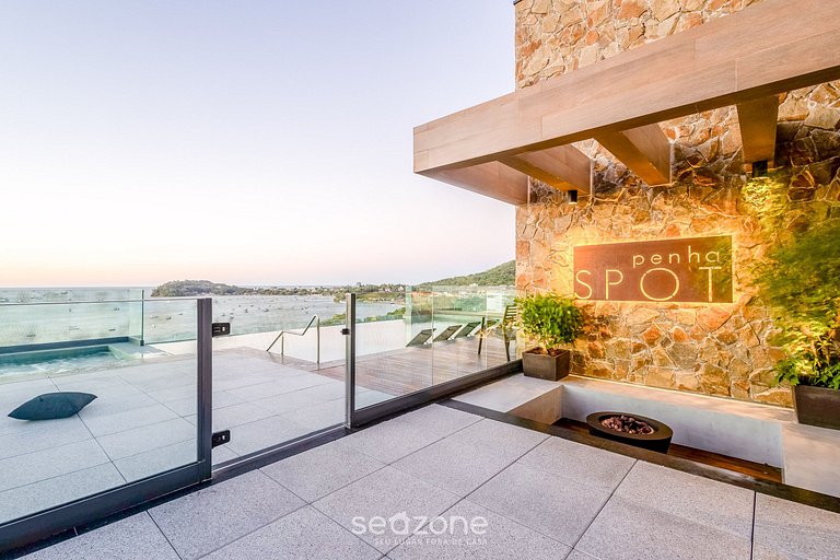 Apto con balcón y vista al mar, Penha PSO0604