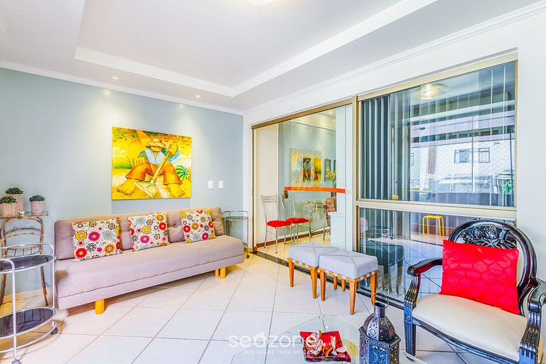 Depto completo con balcón Sudoeste - POR0017