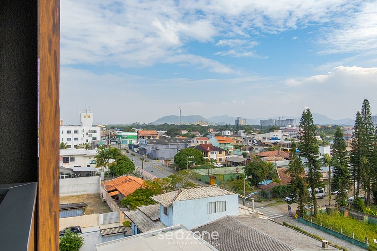 Estúdio Vista Lateral Mar 50m da Praia PSO0708