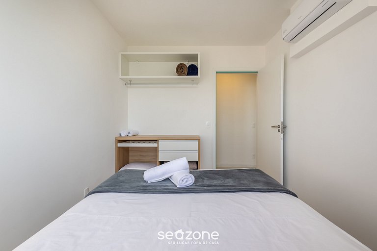 Apt c/ parrilla y vista a 400m de la playa SKL1604