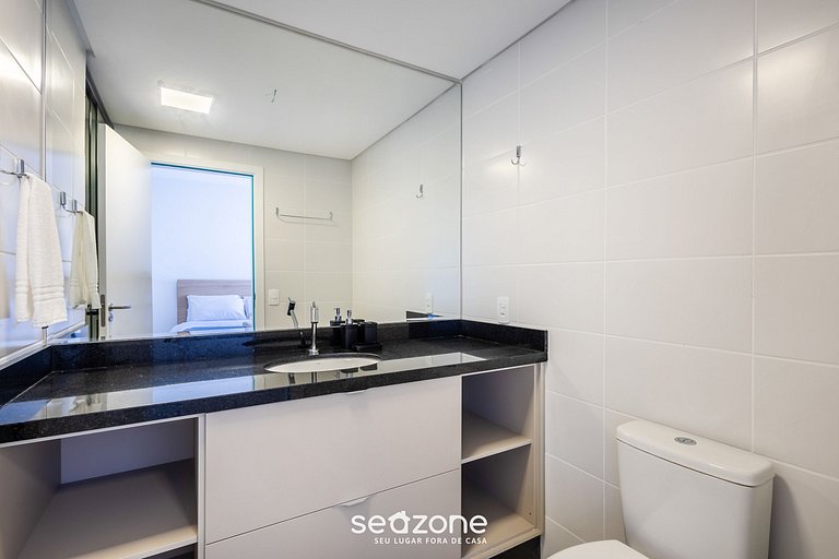 Apt c/ parrilla y vista a 400m de la playa SKL1604