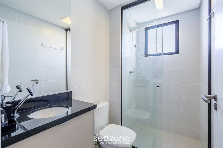 Apt c/ parrilla y vista a 400m de la playa SKL1604