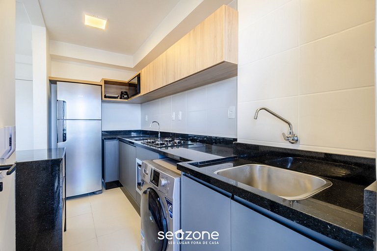 Apt c/ parrilla y vista a 400m de la playa SKL1604