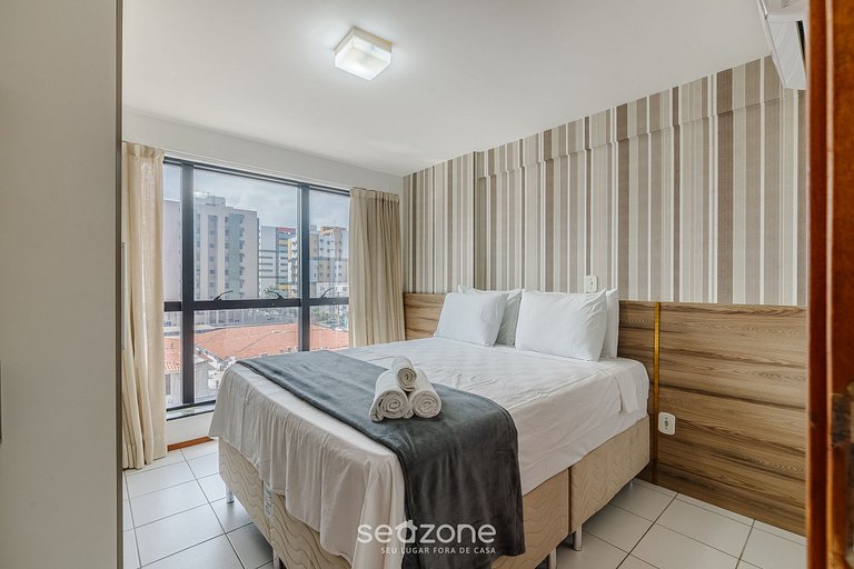 Apto em cond. c/ piscina, 600m da praia – RPV0308