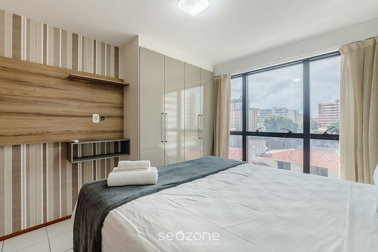 Apto em cond. c/ piscina, 600m da praia – RPV0308