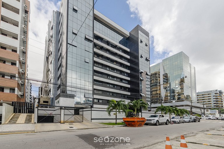 Apts a 600m da praia de Ponta Verde em cond. c/ piscina - RP